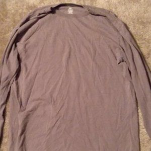 Stafford Performance long sleeve gray T-shirt classic fit